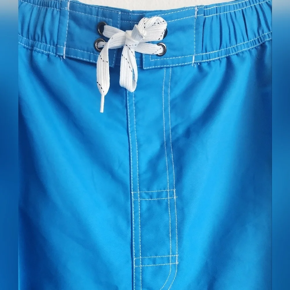 St. John's Bay Men's Elastic Drawstring Waist Swim Trunck Pockets Sz 3XL (NWT)